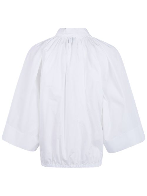 Blusa Volume Con Maniche Crop Patou Patou | BL0610017001W WHITE